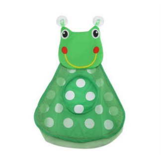 Baby Bath Toys Storage Mesh Bag with Suction Cups (Frog) yebo